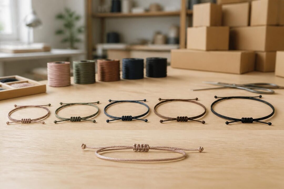 découvrez tout sur le bracelet à nœud coulissant : fabrication, tailles ajustables pour un confort optimal et sourcing en gros pour vos besoins professionnels.