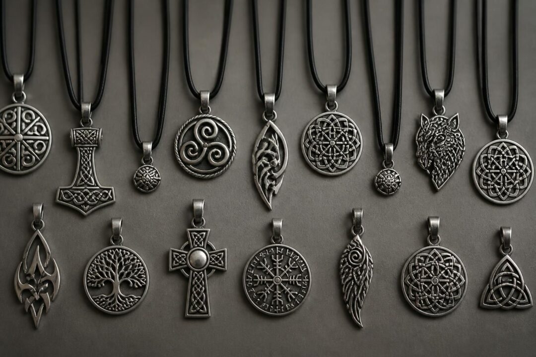 découvrez nos pendentifs en étain sur cordon, alliant qualité supérieure de l'alliage et design unique. explorez nos collections celtiques et tribales, parfaites pour un achat en gros.