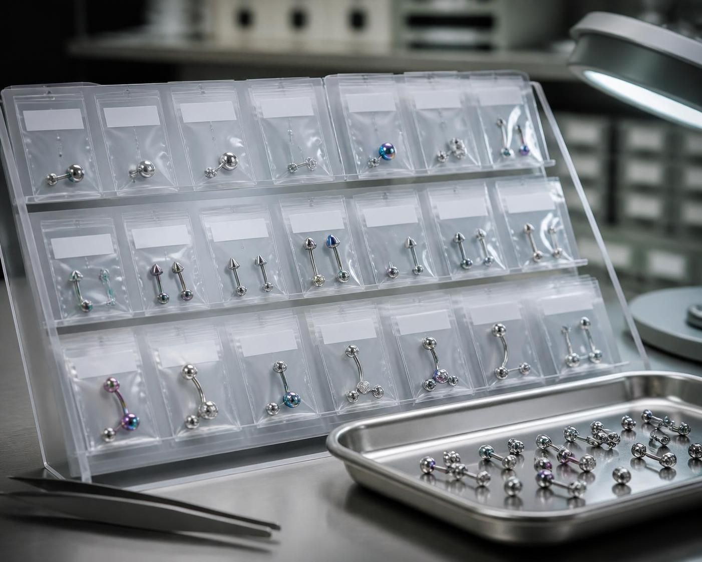 découvrez tout sur les piercings labret, arcade, langue et nombril : normes de sécurité, matériaux adaptés et conseils pour l'achat en gros destiné aux revendeurs.